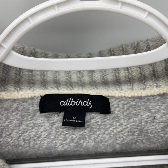 Allbirds merino wool grey the cardigan minimalist casual office size M - Picture 7 of 10